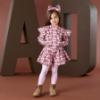 Picture of PRE ORDER A Dee Initial Icon Millie Initial Print Short Set X 2 - Pink Fairy