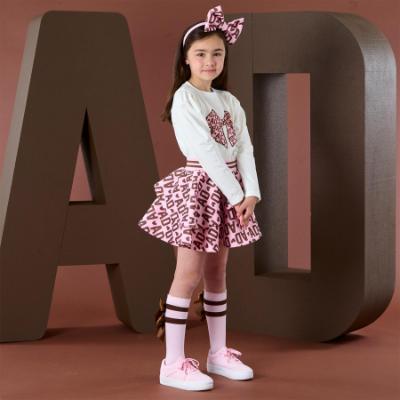Picture of PRE ORDER A Dee Initial Icon Milan Initial Print Skirt Set X 2 - Snow White