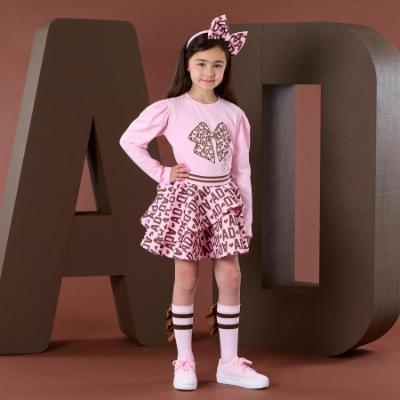 Picture of PRE ORDER A Dee Initial Icon Milan Initial Print Skirt Set X 2 - Pink Fairy