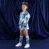 Picture of PRE ORDER A Dee Twilight Twirls Lizzy Swirl Print Bomber - Powder Blue