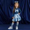 Picture of PRE ORDER A Dee Twilight Twirls Nellie Swirl Print Skirt Set X 2 - Heritage Navy