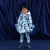 Picture of PRE ORDER A Dee Bowtiful Faux Suede Boot Bow Detail - Heritage Navy