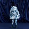 Picture of PRE ORDER A Dee Twilight Twirls Nylah Swirl Print Bow Jacket - Powder Blue