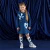 Picture of PRE ORDER A Dee Twilight Twirls Lotus Handbag Sweat Dress - Heritage Navy