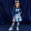 Picture of PRE ORDER A Dee Patty Platform Trainer Ribbon Laces - Silver