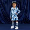Picture of PRE ORDER A Dee Twilight Twirls Nora Swirl Print Jersey Dress - Powder Blue