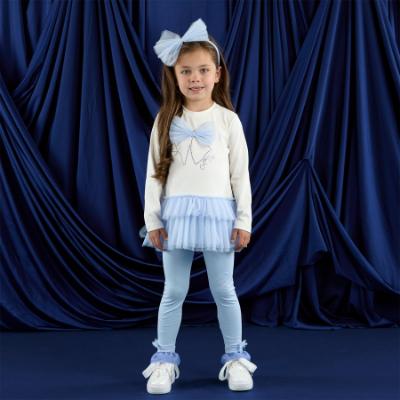 Picture of PRE ORDER A Dee Twilight Twirls Mila Tulle Legging Set X 2 - Vintage White