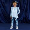 Picture of PRE ORDER A Dee Twilight Twirls Nina Swirl Print Legging Set X 2 - Powder Blue