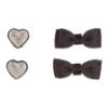 Picture of Lelli Kelly Zoey With Detachable Heart School Shoe Chunky Sole - Grey Patent