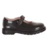 Picture of Lelli Kelly Zoey With Detachable Heart School Shoe Chunky Sole - Grey Patent