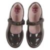 Picture of Lelli Kelly Zoey With Detachable Heart School Shoe Chunky Sole - Grey Patent