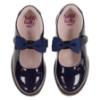 Picture of Lelli Kelly Delilah 3 With Detachable Butterfly School Shoe Chunky Sole - Navy Blue Patent