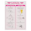 Picture of Lelli Kelly Evelyn Butterfly Girls Easy On School Shoe With 3 Trims - Black Patent