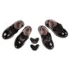 Picture of Lelli Kelly Evelyn Butterfly Girls Easy On School Shoe With 3 Trims - Black Patent
