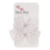 Picture of Meia Pata Velvet Bow Hairclip - White