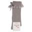Picture of Meia Pata Knee Socks With Lace & Satin Bow - Grey