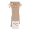 Picture of Meia Pata Knee Socks With Lace & Satin Bow - Beige