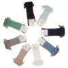 Picture of Meia Pata Knee Socks With Lace & Satin Bow - Grey