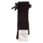Picture of Meia Pata Knee Socks With Lace & Satin Bow - Black
