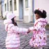 Picture of A Dee Teddy Bear Bakery Lauren Bear Print Bow Jacket - Pink Fairy