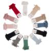 Picture of Meia Pata Knee Socks With Lace & Satin Bow - Beige