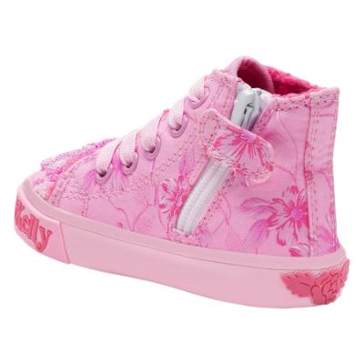 Picture of Lelli Kelly Toddler Brooke Baby Beaded Ankle Boot With Curly Fleece Lining - Pink Fantasy