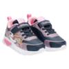 Picture of Lelli Kelly Christina Unicorn Easy On Light Up Trainer - Navy Blue Pink