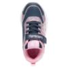 Picture of Lelli Kelly Christina Unicorn Easy On Light Up Trainer - Navy Blue Pink