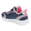 Picture of Lelli Kelly Christina Unicorn Easy On Light Up Trainer - Navy Blue Pink