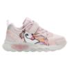 Picture of Lelli Kelly Christina Unicorn Easy On Light Up Trainer - Pale Pink