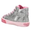 Picture of Lelli Kelly Toddler Dafne Baby Beaded Ankle Boot With Curly Fleece Lining - Pewter
