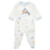 Picture of PRE ORDER Monnalisa Bebe Boys Bear 2 Piece Blanket Set  - Blue