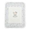 Picture of PRE ORDER Monnalisa Bebe Girls Reversible Bear & Hearts Blanket - Blue