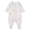 Picture of PRE ORDER Monnalisa Bebe Girls Bear & Floral Ruffle Babygrow - Pink