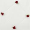 Picture of PRE ORDER Monnalisa Bebe Girls Rosebud & Lace Blanket - Ivory Red