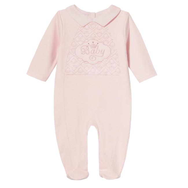Picture of Sofija Baby Bambini Collection Babygrow With Collar - Pink