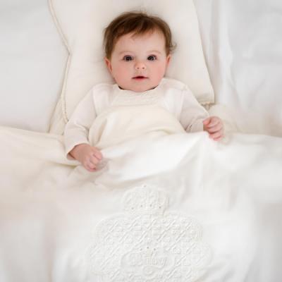 Picture of Sofija Baby Bambini Collection Padded Blanket - Ivory