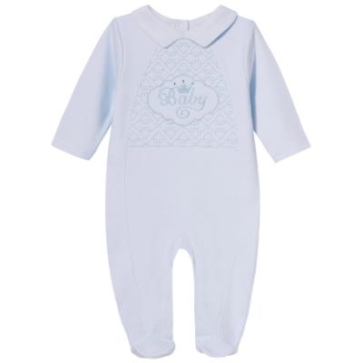 Picture of Sofija Baby Bambini Collection Babygrow With Collar - Blue