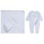 Picture of Sofija Baby Bambini Collection Babygrow Hat & Swaddle Set X 3 - Blue