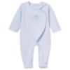 Picture of Sofija Baby Bambini Collection Babygrow Hat & Swaddle Set X 3 - Blue