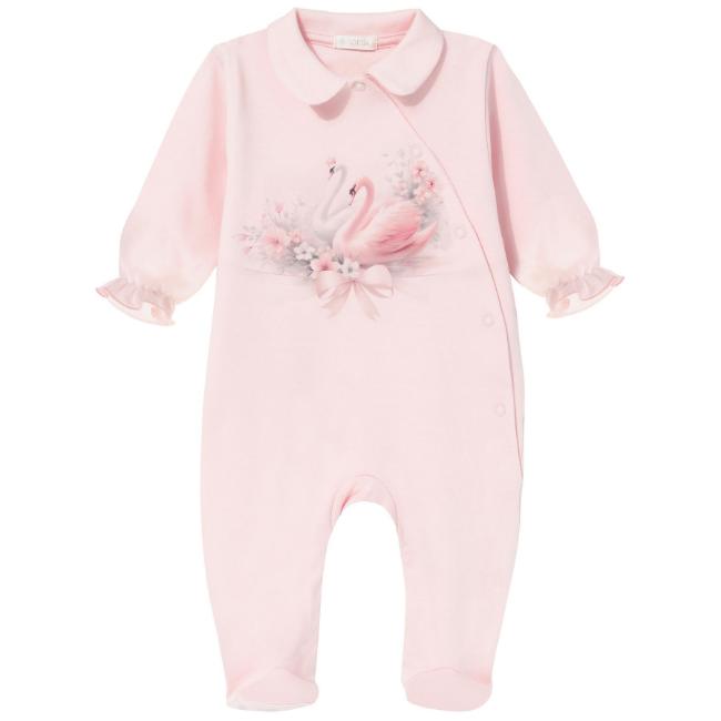 Picture of Sofija Baby Irmina Collection Babygrow With Collar - Pink