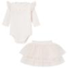 Picture of Sofija Baby Sabrina Collection Bodysuit & Tulle Heart Skirt Set x 2 - Ivory