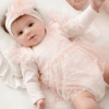 Picture of Sofija Baby Sabrina Collection Soft Headband With Heart Tulle - Ivory