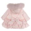 Picture of Bimbalo Girls Padded Coat with Detachable Trim - Pale Pink