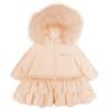 Picture of PRE ORDER Bimbalo Girls Padded Coat with Detachable Trim - Beige