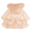 Picture of PRE ORDER Bimbalo Girls Padded Coat with Detachable Trim - Beige
