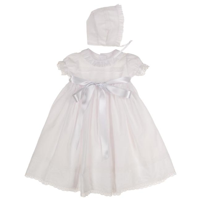 Picture of ACH Baby Gown & Bonnet Set X 2 - White White