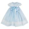 Picture of ACH Baby Gown & Bonnet Set X 2 - Blue White