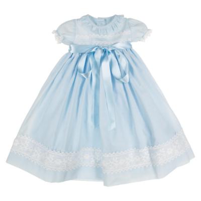 Picture of ACH Baby Gown & Bonnet Set X 2 - Blue White