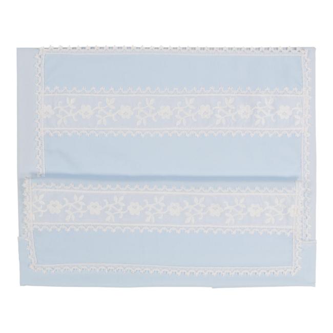 Picture of ACH Baby Carry Cot Bedding Set X 3 - Blue White